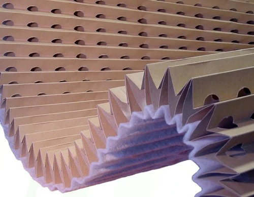 FINO FILTERTECH paint booth filter — pleated multi-layer overspray arrestor media